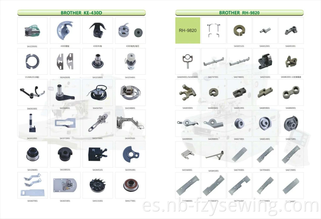 Piezas de alta calidad para piezas de máquina de coser JUKI DDL8700